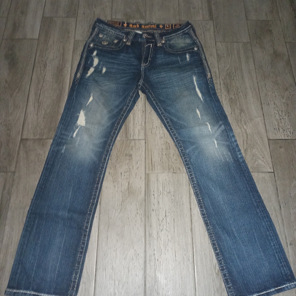 Rock Revival Denim Jeans Men's 32x33